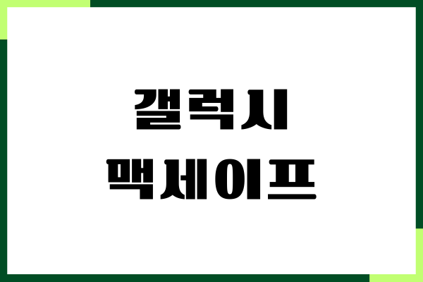 갤럭시 맥세이프 케이스 단점, 장점, 비용, 이용후기